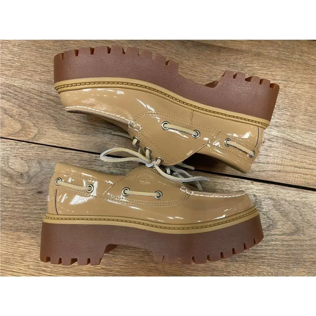 Timberland shoes - BOAT SHOE - BOAT SHOE - BEIGE PATENT 8