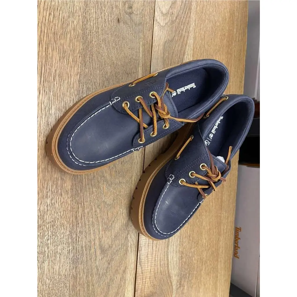 Timberland shoes - BOAT SHOE - BOAT SHOE - DARK BLUE FULL GRAIN 0