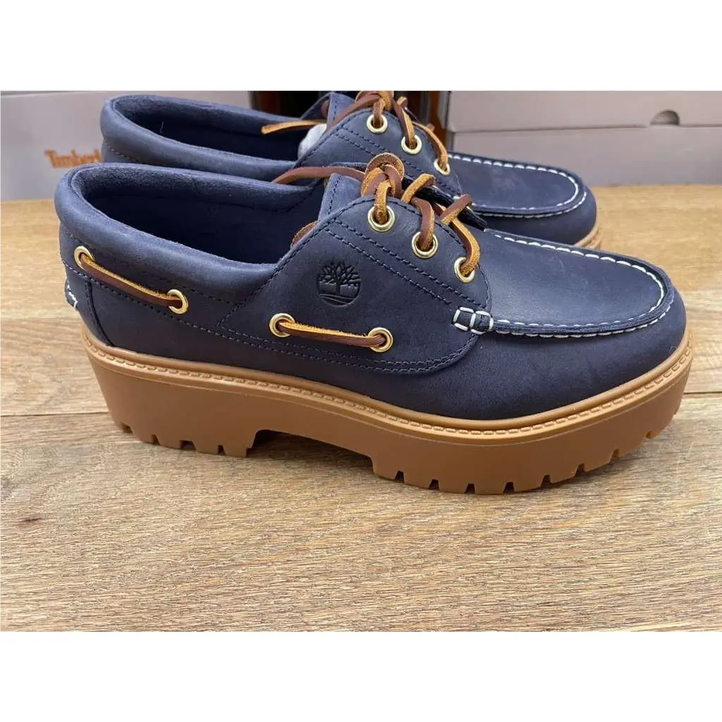 Timberland shoes - BOAT SHOE - BOAT SHOE - DARK BLUE FULL GRAIN 8