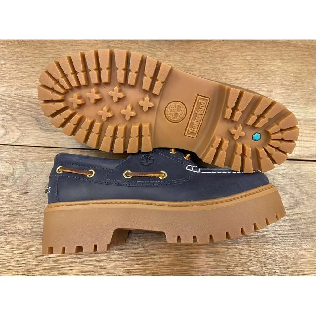 Timberland shoes - BOAT SHOE - BOAT SHOE - DARK BLUE FULL GRAIN 12