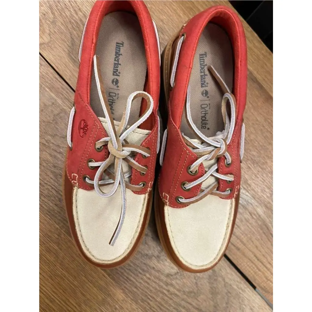 Timberland shoes - BOAT SHOE - BOAT SHOE - RUST FULL GRAIN W MED 8