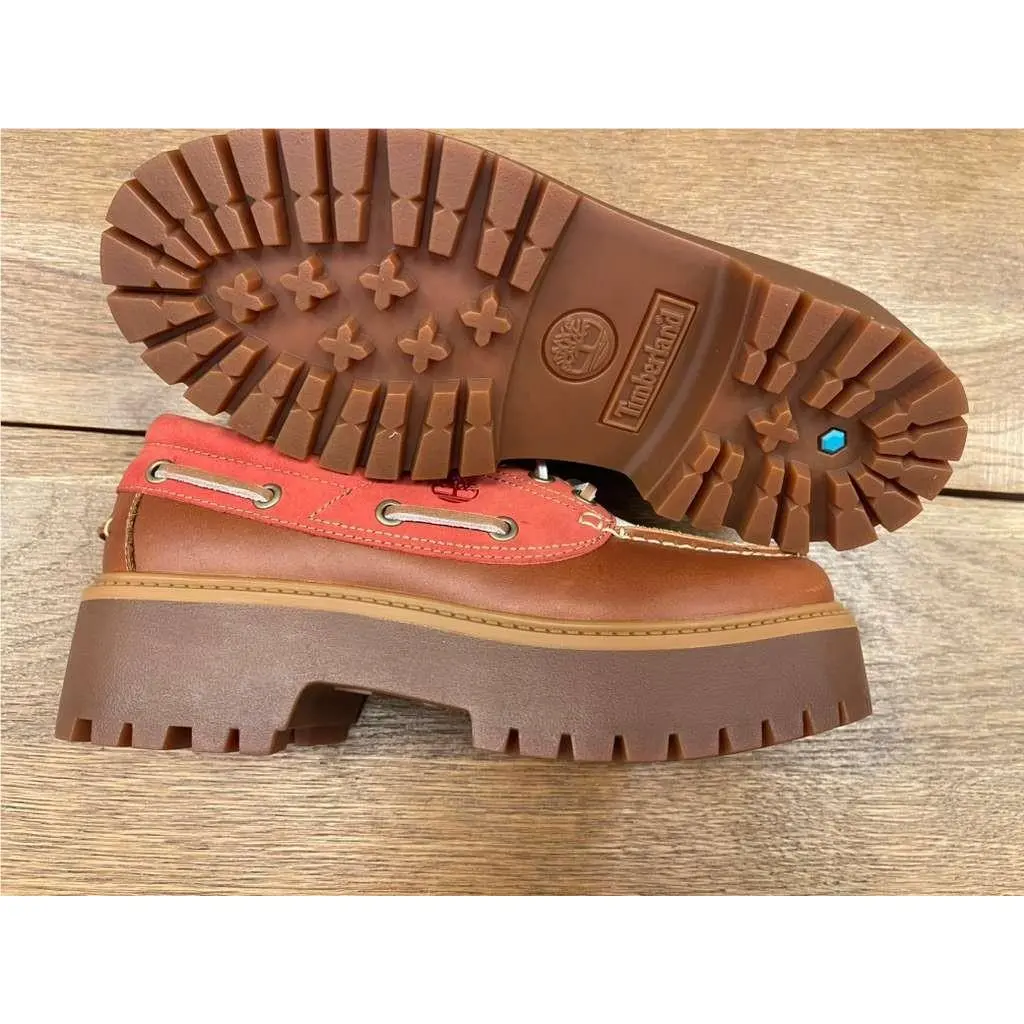Timberland shoes - BOAT SHOE - BOAT SHOE - RUST FULL GRAIN W MED 9