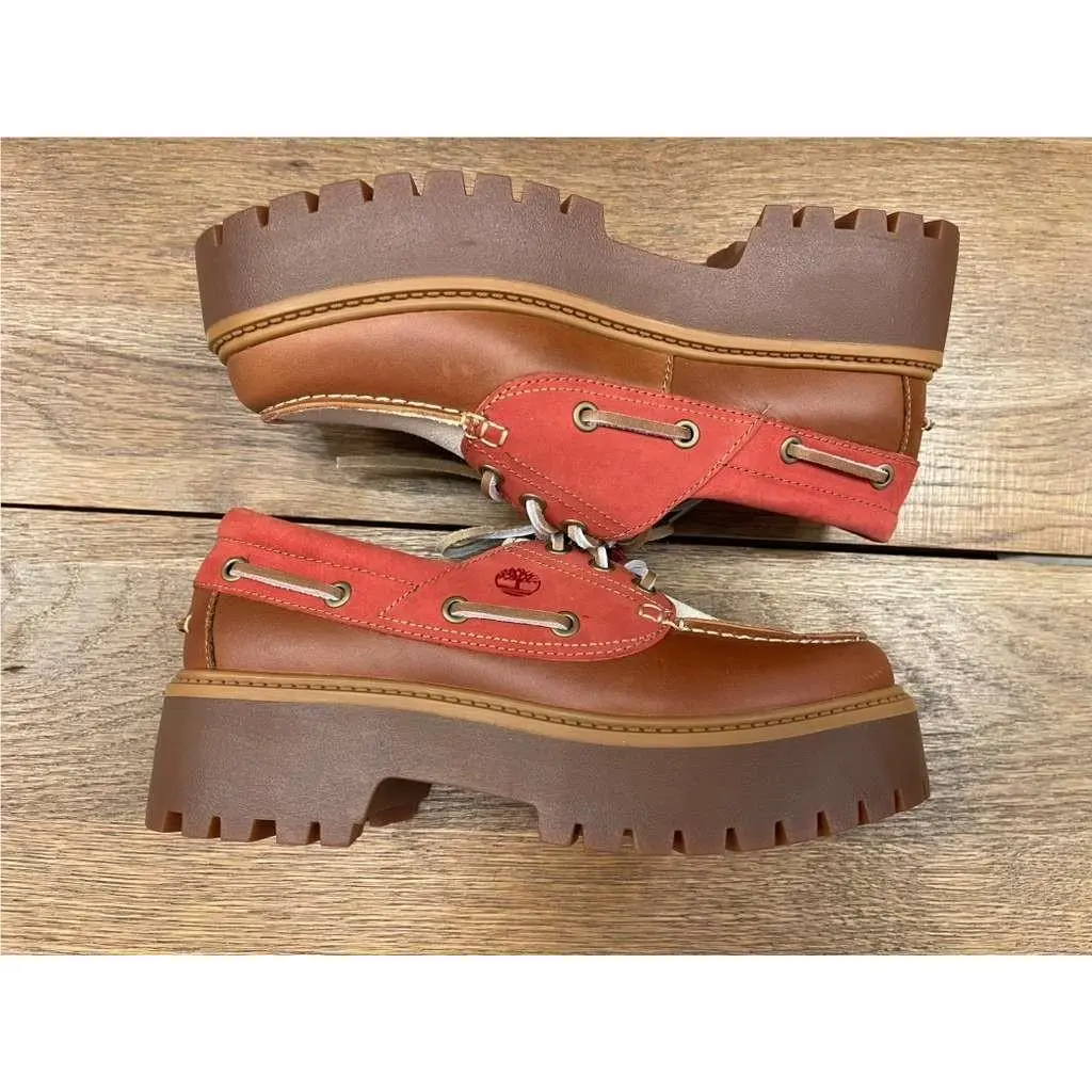 Timberland shoes - BOAT SHOE - BOAT SHOE - RUST FULL GRAIN W MED 10