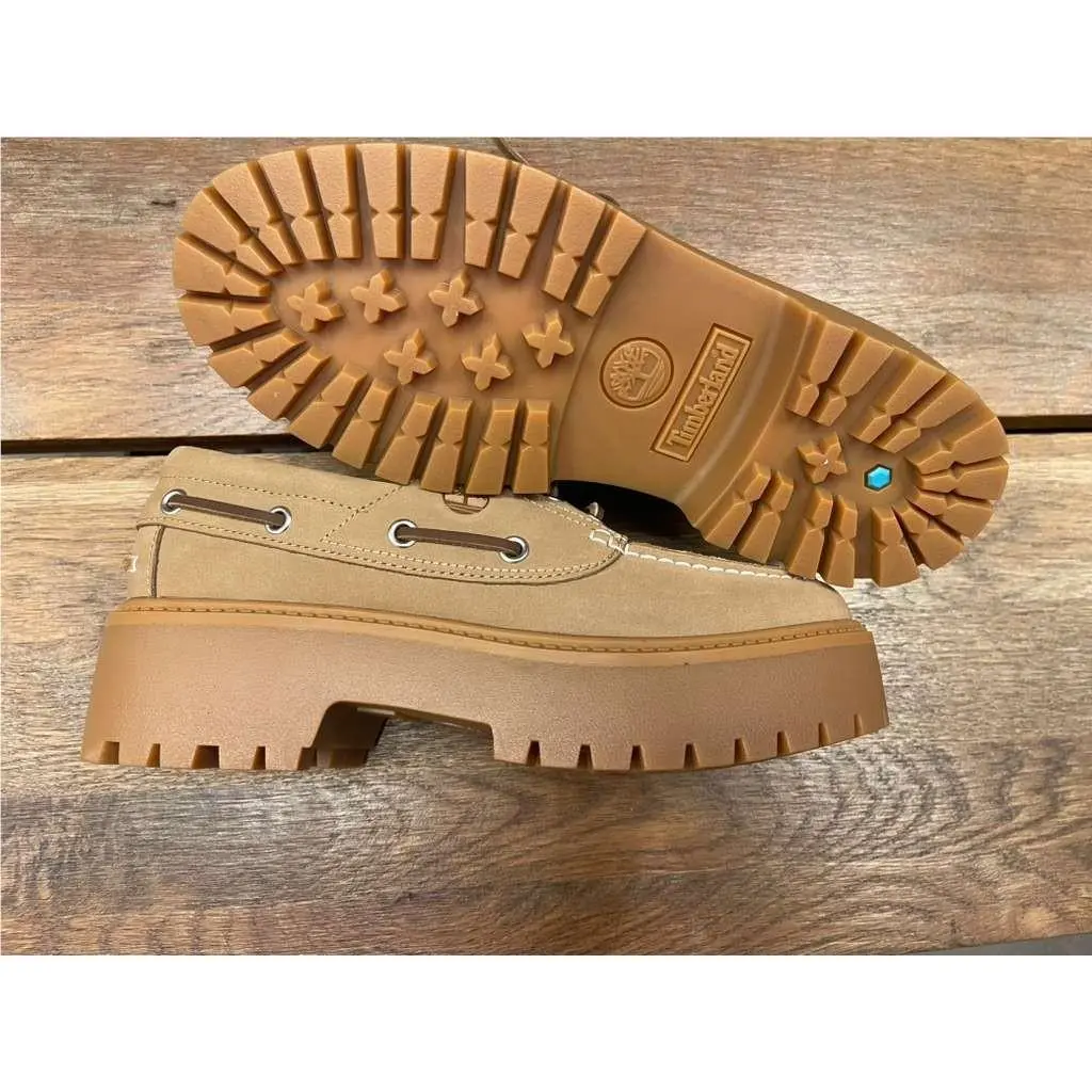 Timberland shoes - BOAT SHOE - BOAT SHOE - MEDIUM BEIGE NUBUCK 4