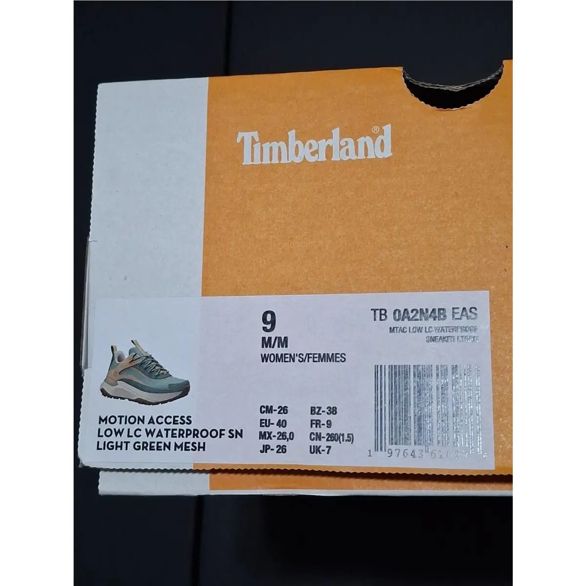 Timberland shoes - Timberland Motion Access - Motion Access - TB0A2N4BEAS - Green (UPC: 197643616276) 9