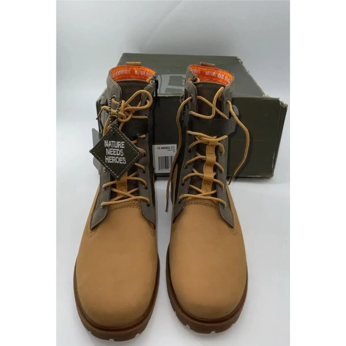 Timberland Women`s Jayne Rebotle Waterproof Boots Shoes Winter Wheat Nubuck