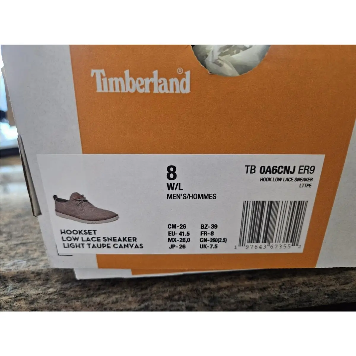Timberland shoes - HOOK SET LOW LACE - HOOK SET LOW LACE - 0A6CNJ-ER9 - Light Taupe 6