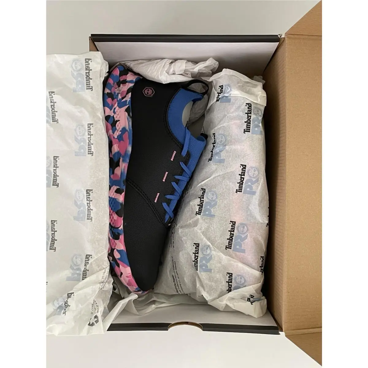 Timberland shoes - Timberland PRO Solace MAX Healthcare Soft Toe Slip-On - TB0A66RBEEU - Black/Blue (UPC: 0197064847457) 3