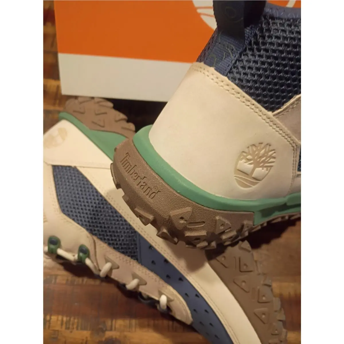 Timberland shoes - Sneaker - Sneaker - navy light beige green 6