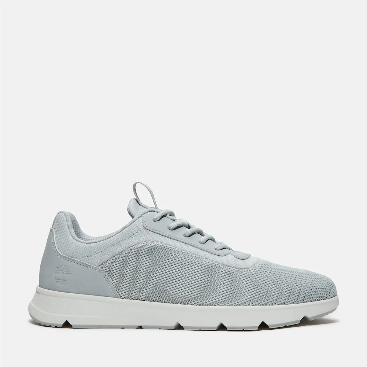 Timberland Men`s 9 Parker Street Low Lace UP Sneaker LT Grey Knit