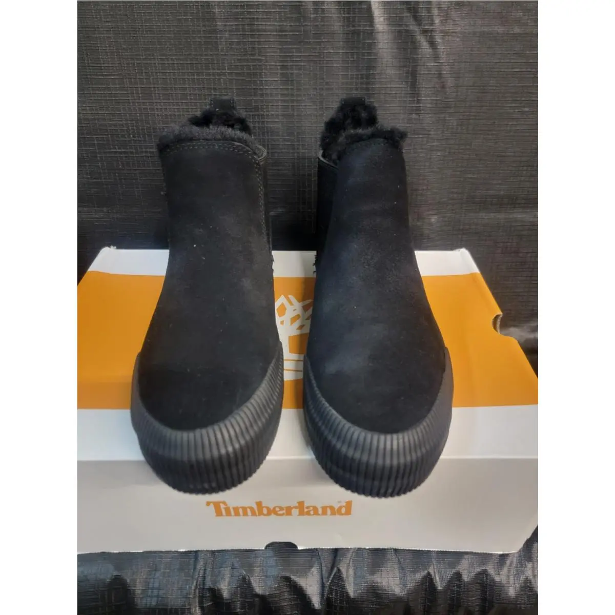 Timberland Women`s 8.5 Skyla Bay 2.0 Mid Warm Lined Sneak Blk Suede