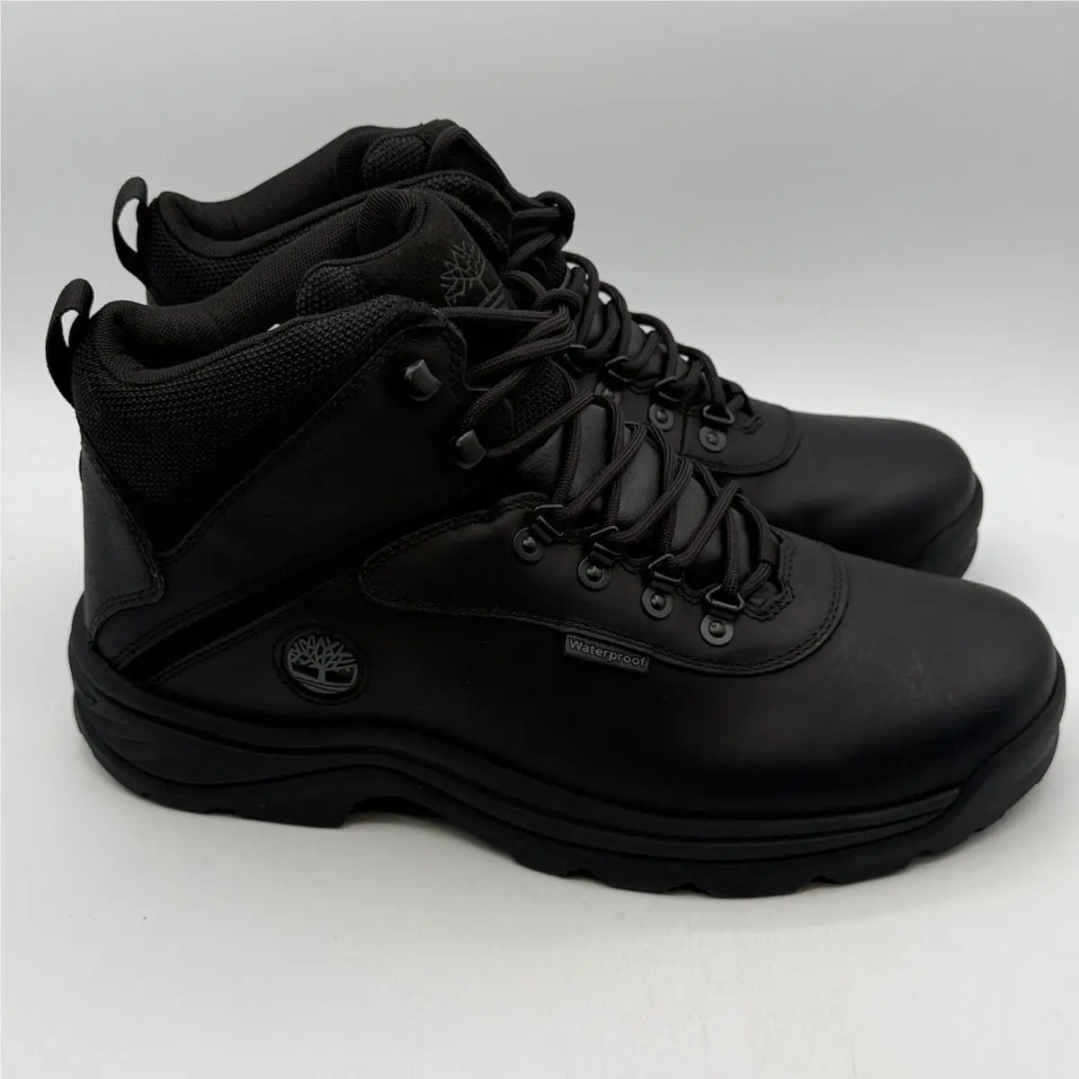 Timberland White Ledge Shoes Men Size 11.5 Black Black Hiking TB 112122 001