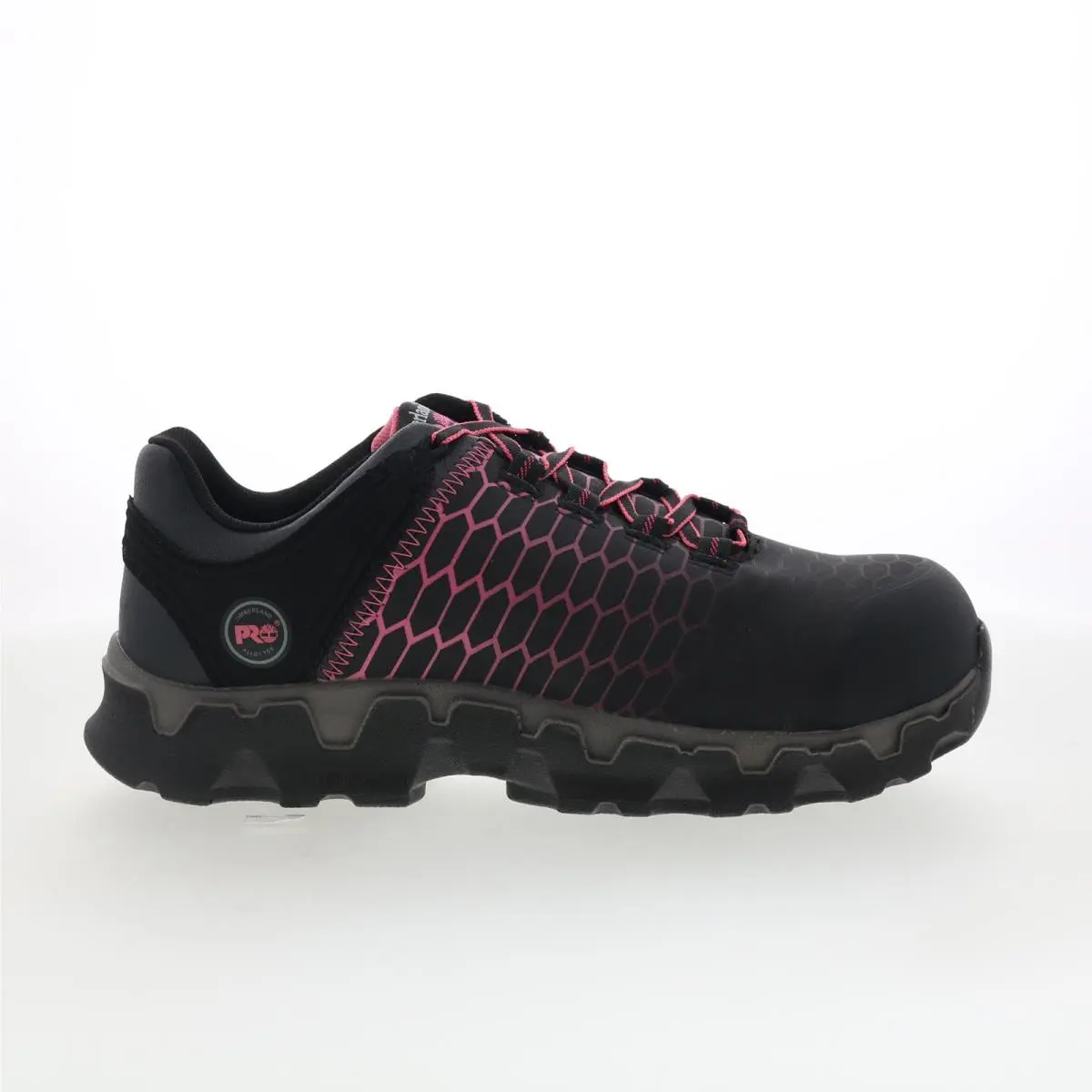 Timberland Pro Powertrain Sport Alloy Toe Womens Black Wide Work Shoes 9