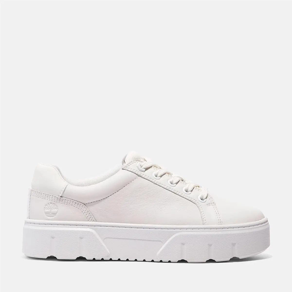 Timberland Women`s 9 Laurel Court Low Lace Snkr Wht Full Gra