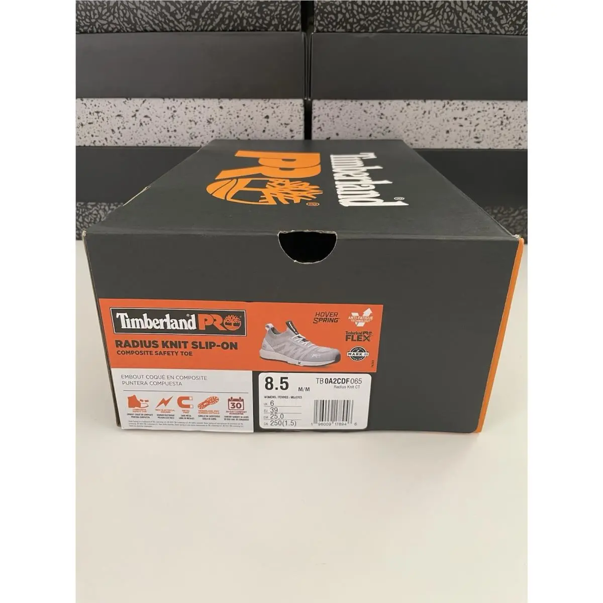 Timberland shoes - Timberland PRO Radius Knit Composite Safety Toe - TB0A2CDF065 - Grey/Blue (UPC: 0196009178946) 5