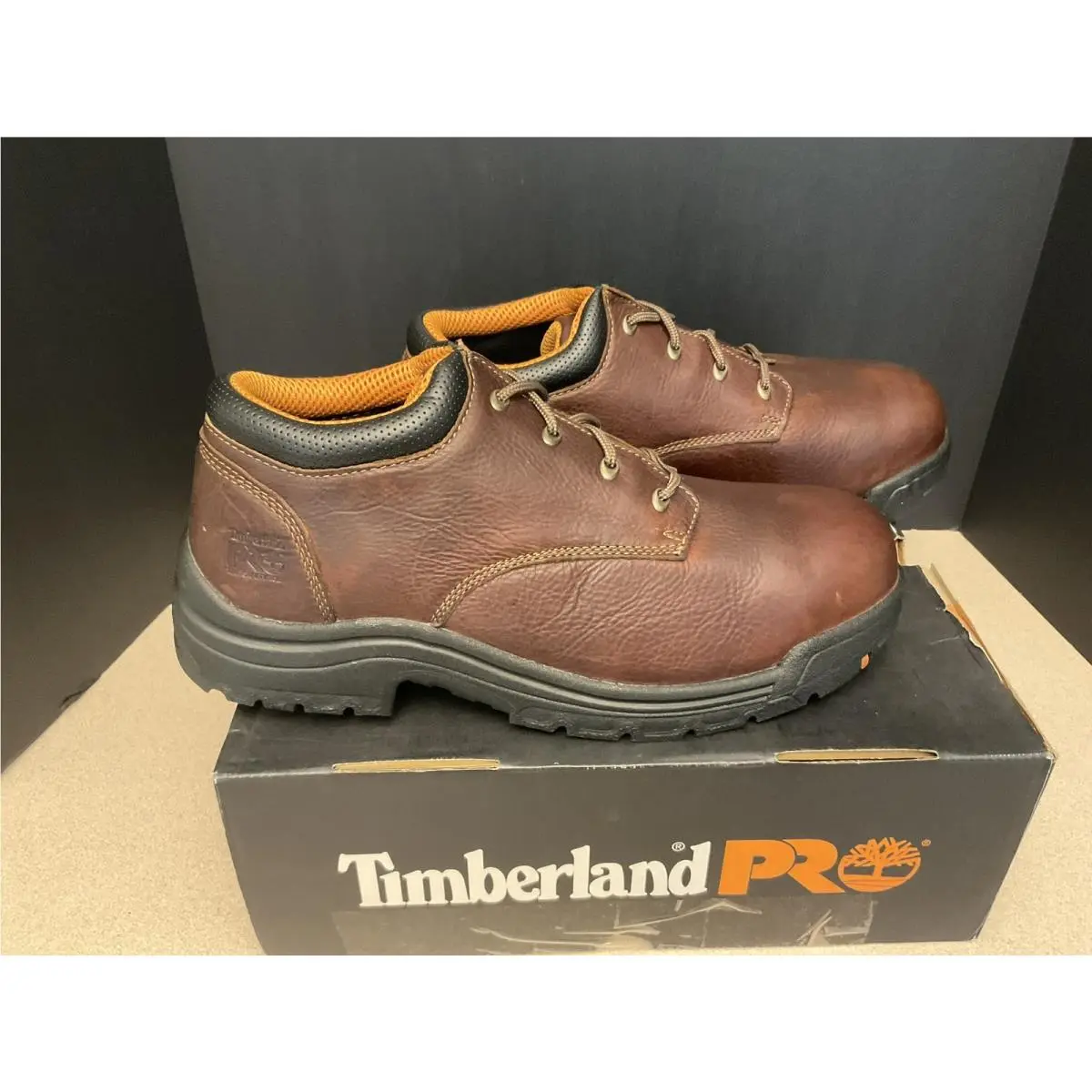 Mens Timberland Pro-titan Alloy Safety Toe Oxford Work Shoes. Size 14XW