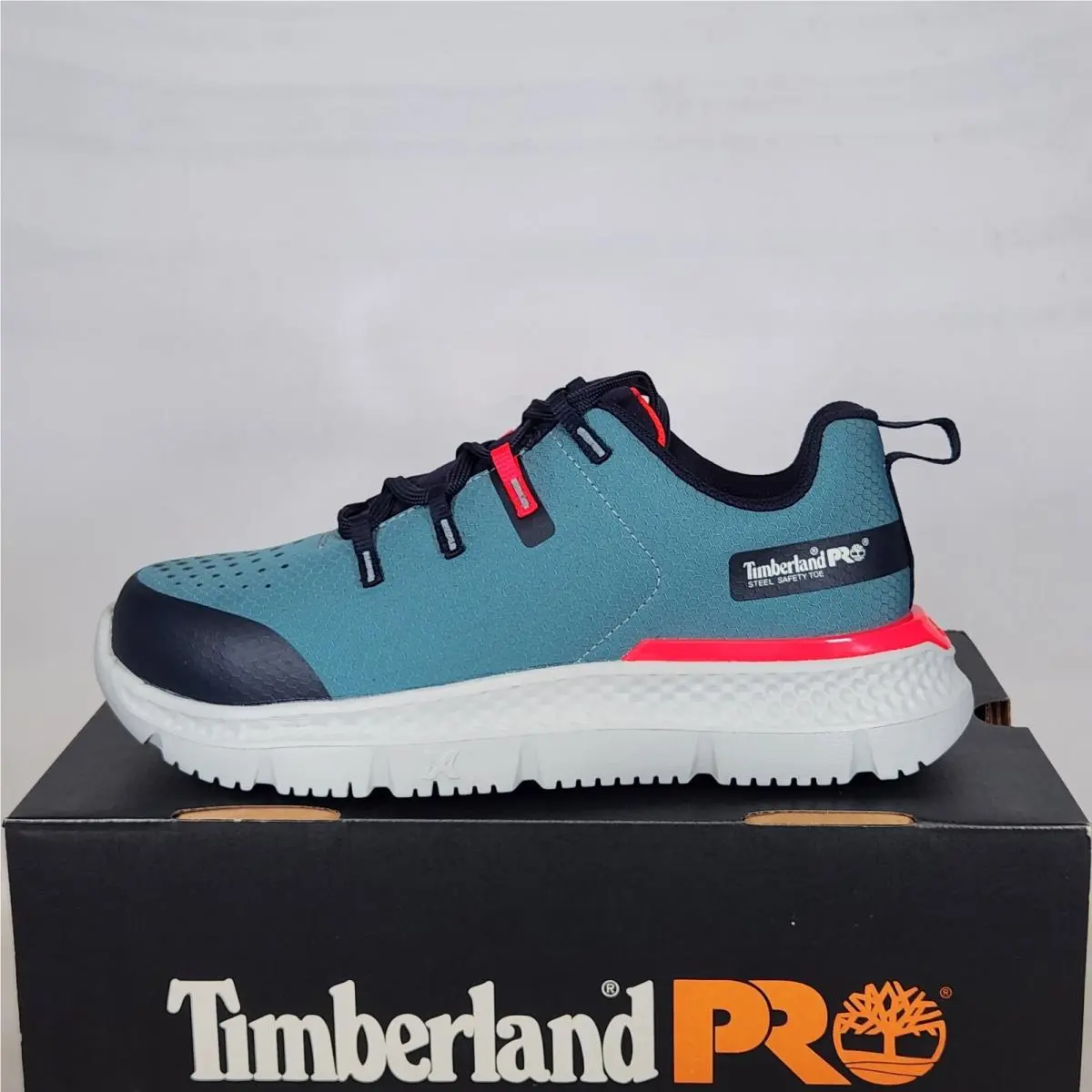 Size 6 - Timberland Pro Intercept - Steel Toe / Eh- Grey / Slate / Pink - Womens