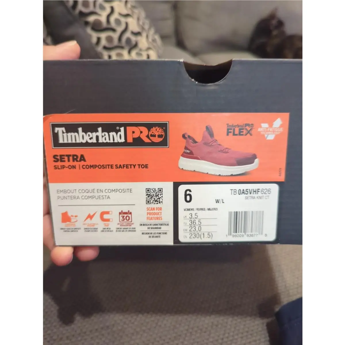 Timberland shoes - Timberland PRO Setra - PRO Setra - White/pink 3