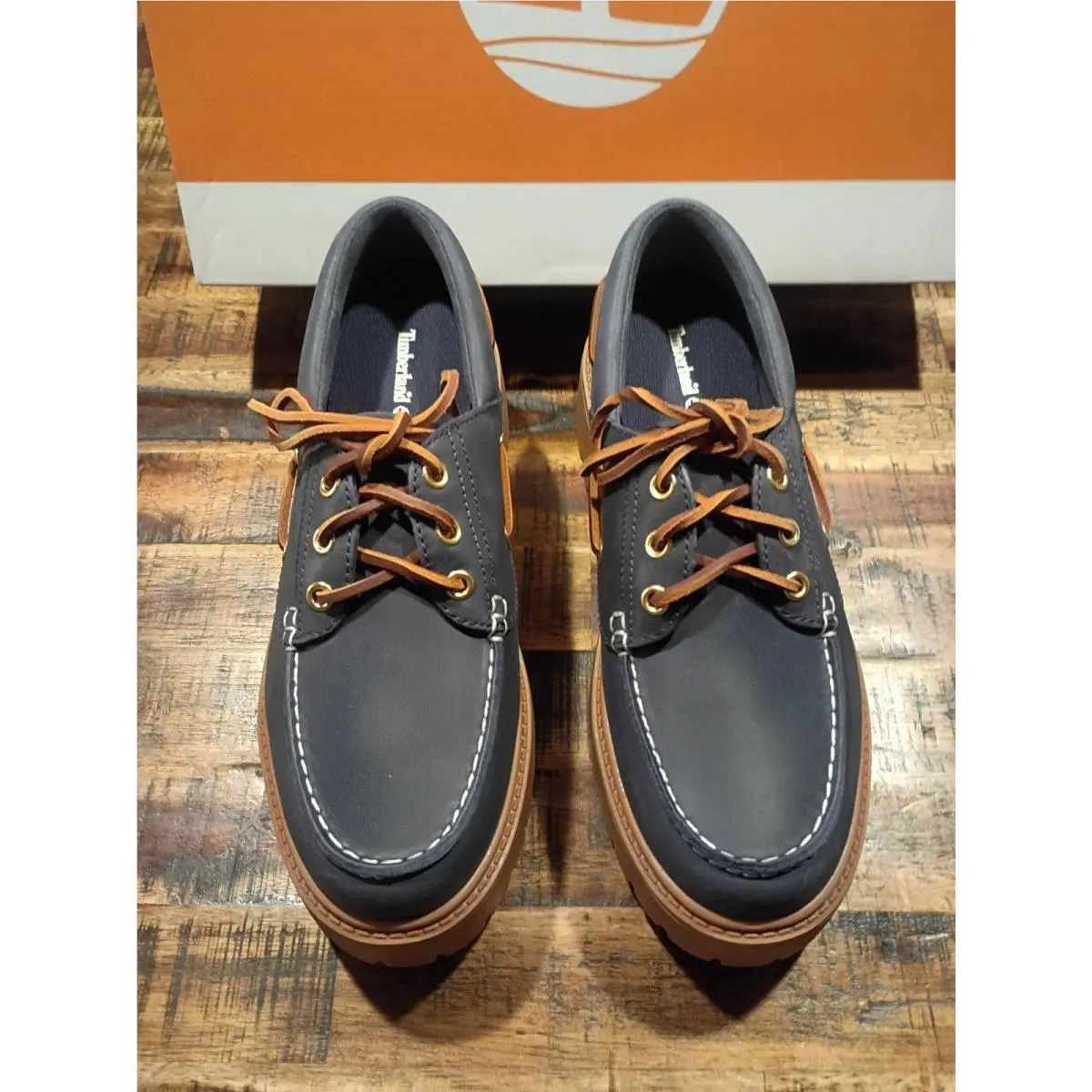 Timberland shoes - stone street pink patent leather - Blue 4