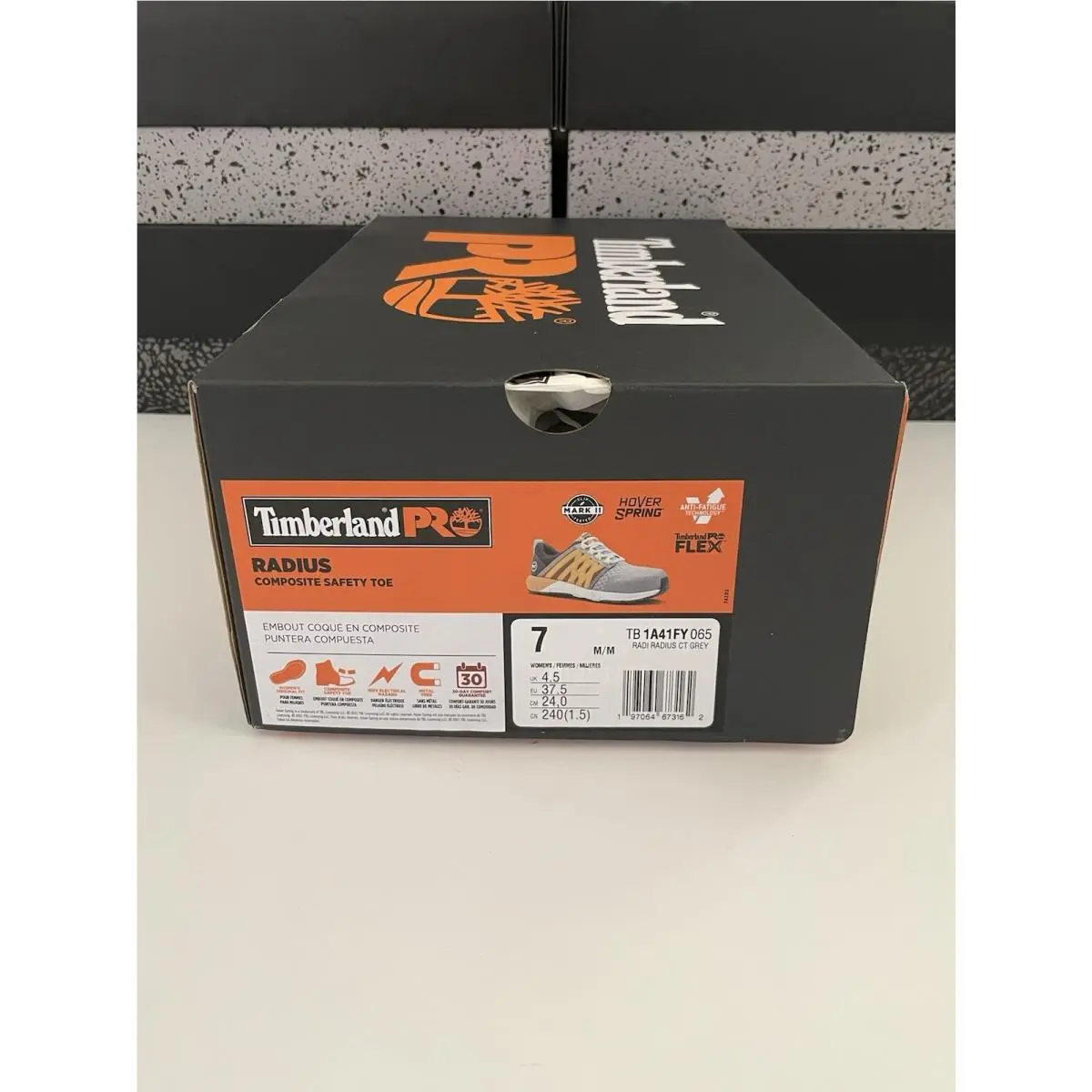 Timberland Pro Radius Composite Safety Toe Work Sneaker Women’s Size 7 Rare
