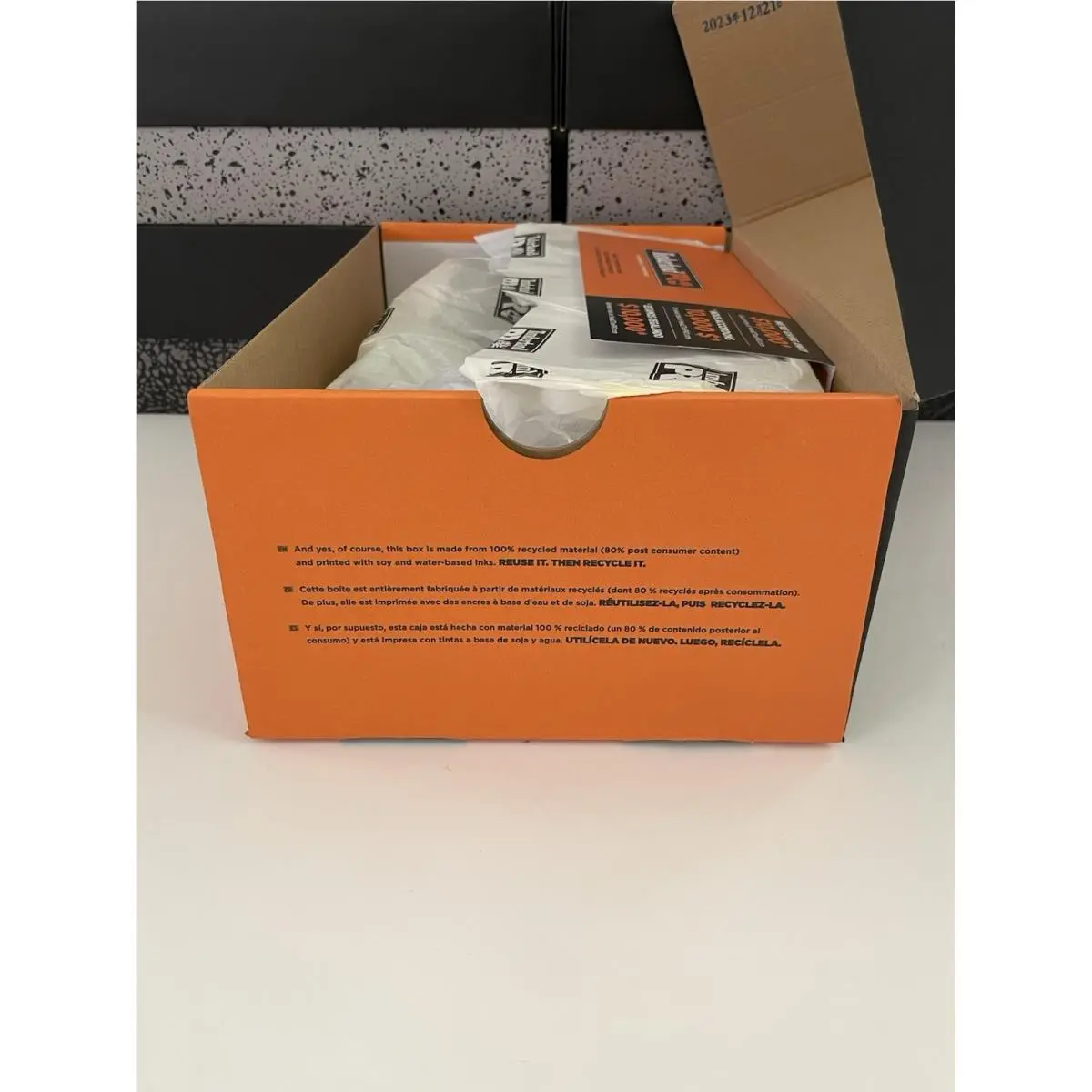 Timberland shoes - Timberland PRO Radius Composite Safety Toe - TB1A41FY065 - Grey/Black/Orange (UPC: 0197064673162) 0