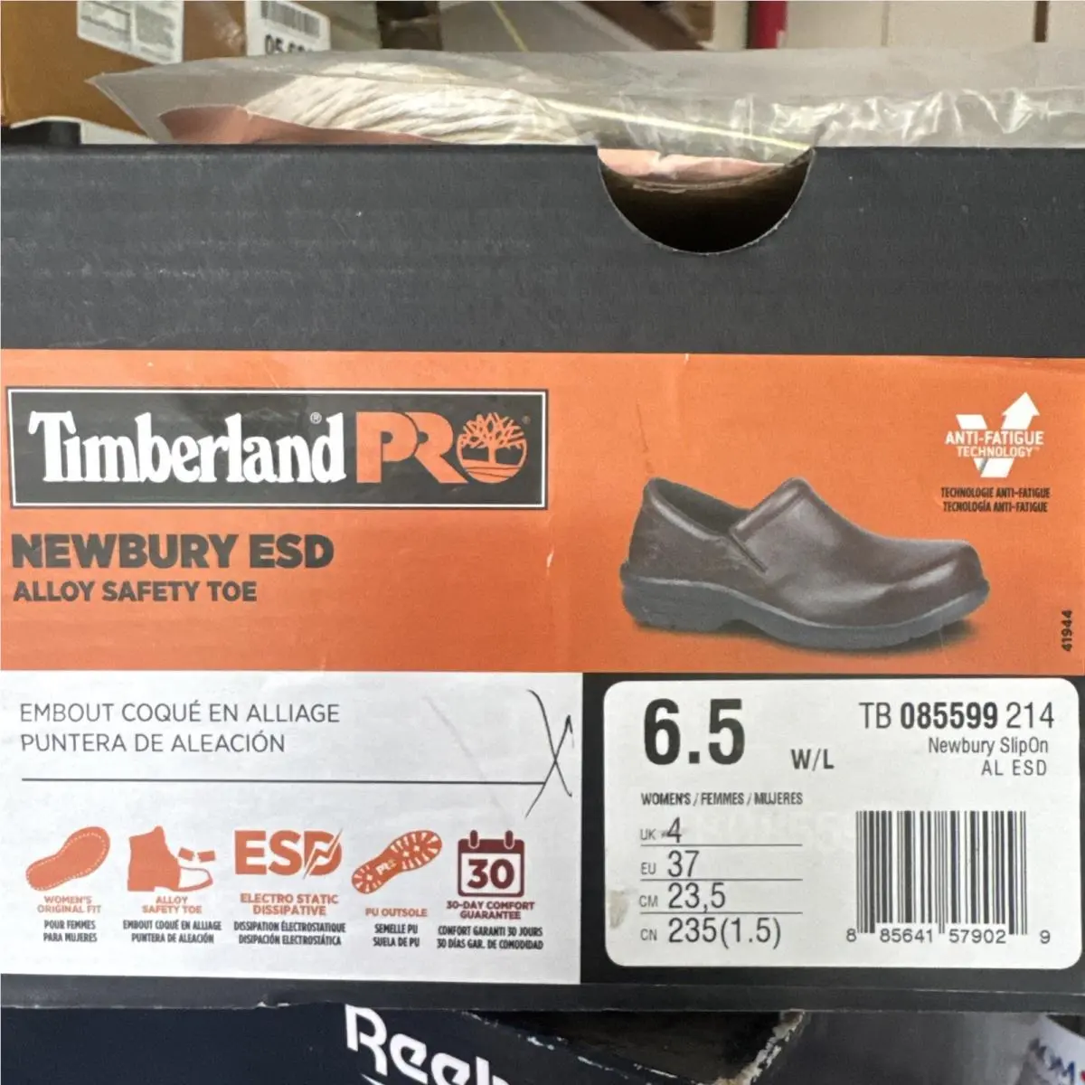 Timberland Pro Berry Esd Alloy Safety Toe Work Shoes Brown Women Sz 6.5W