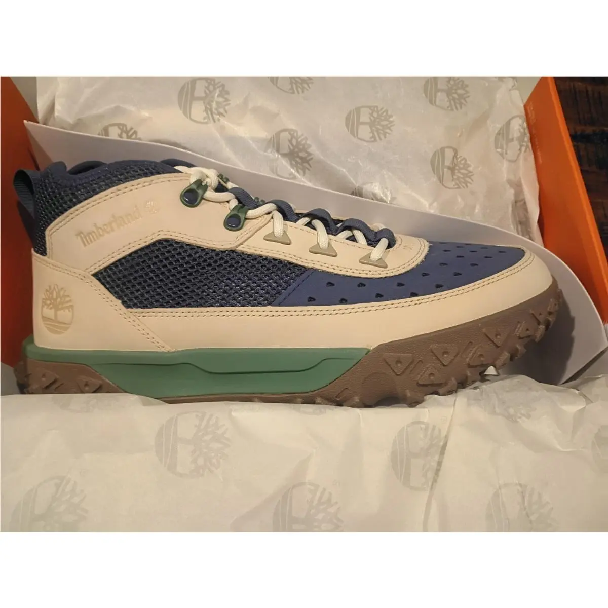 Timberland shoes - Sneaker - Sneaker - navy light beige green 3