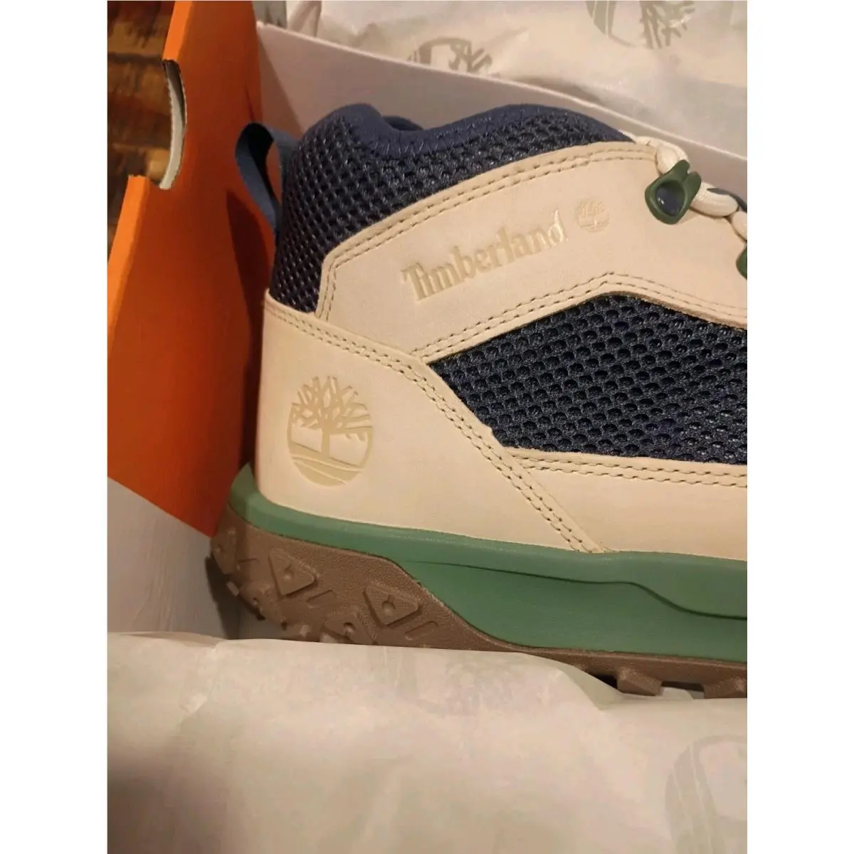Timberland shoes - Sneaker - Sneaker - navy light beige green 4