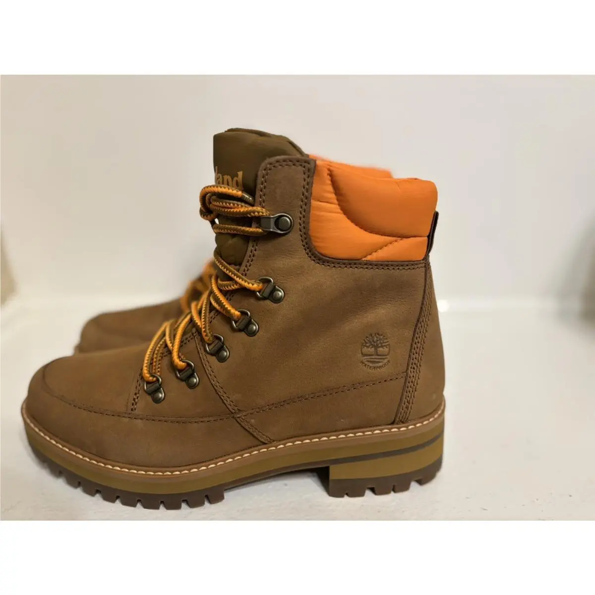 Timberland Women`s Courmayeur Valley Brown Waterproof Boots Sizes 9.5