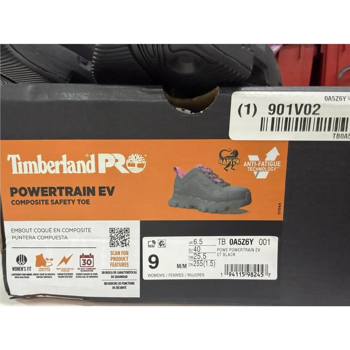 Timberland shoes - Timberland Powertrain EV Comp-Toe - Powertrain - TB0A56Y - Black (UPC: 194115982457) 1