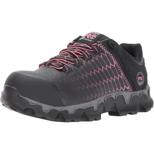 Pro Women Powertrn Sport Sfty Steel Toe Blk/pink TB0A1L5Q Sz 7.5 by Timberland