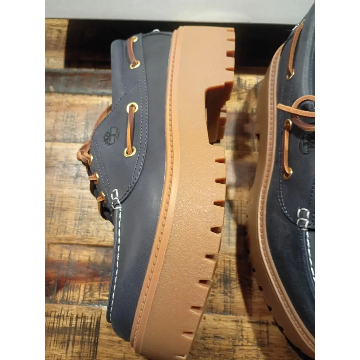 Timberland shoes - stone street pink patent leather - Blue 10