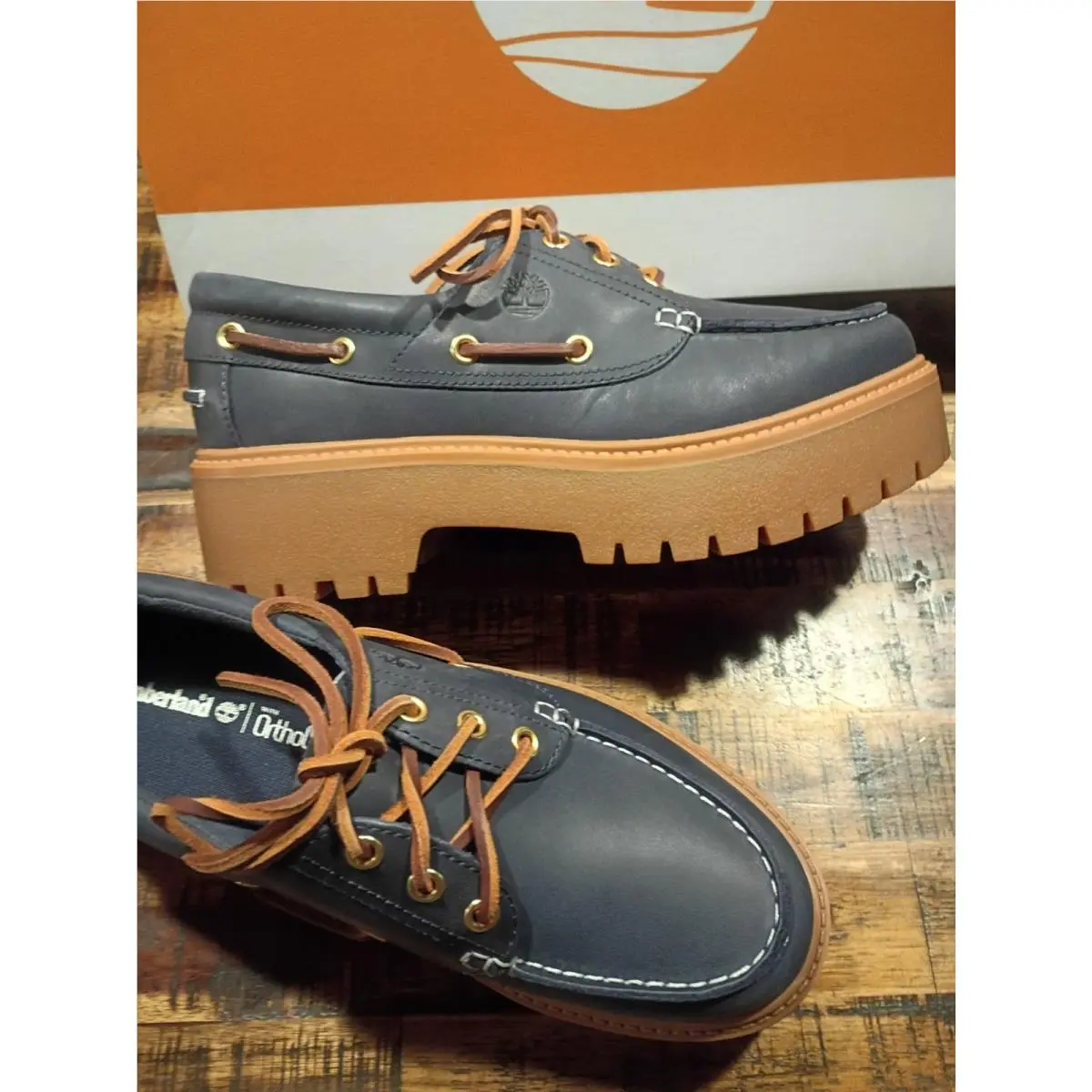 Timberland shoes - stone street pink patent leather - Blue 0