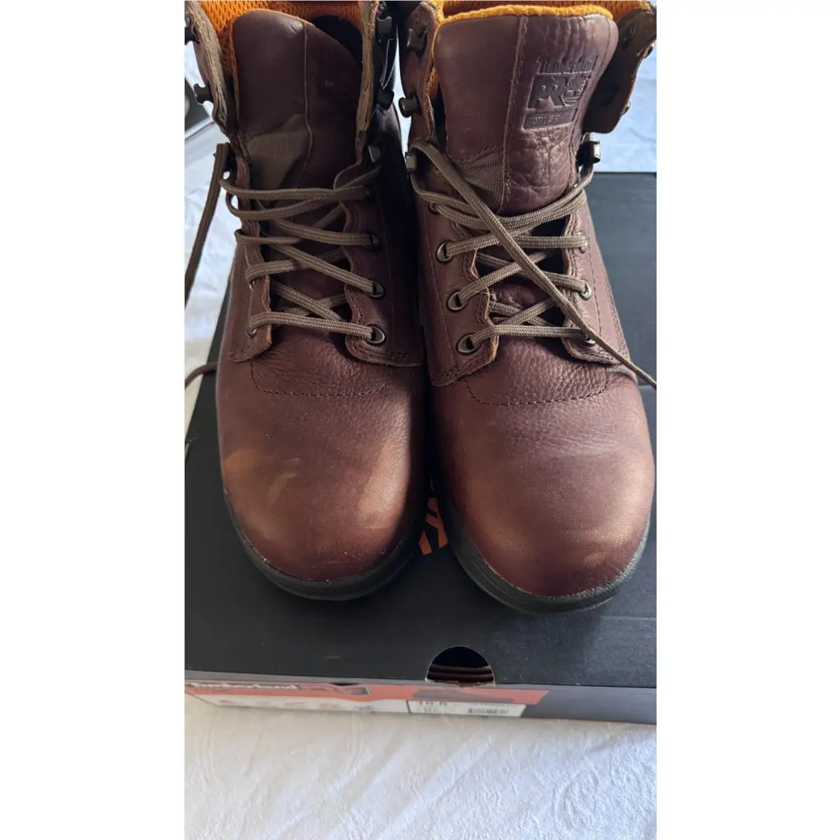 Timberland Display Pro Alloy Safety Toe Men 10.5 Leather Astm F2413-18 Work Boot