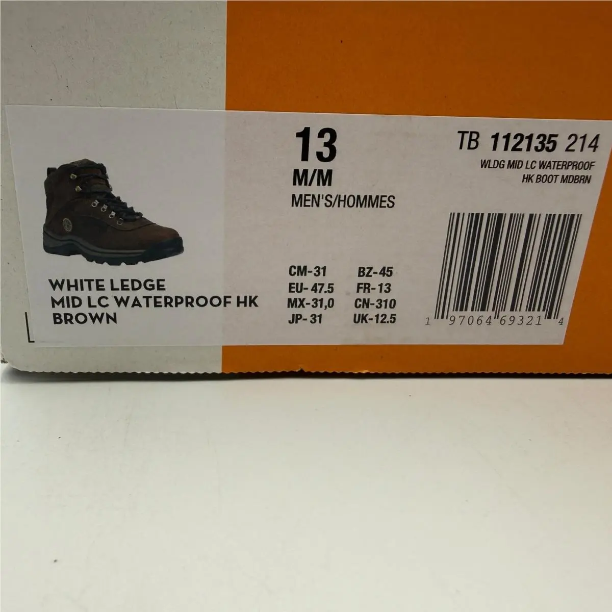 Timberland shoes - White Ledge Mid LC - White Ledge Mid - Brown 5