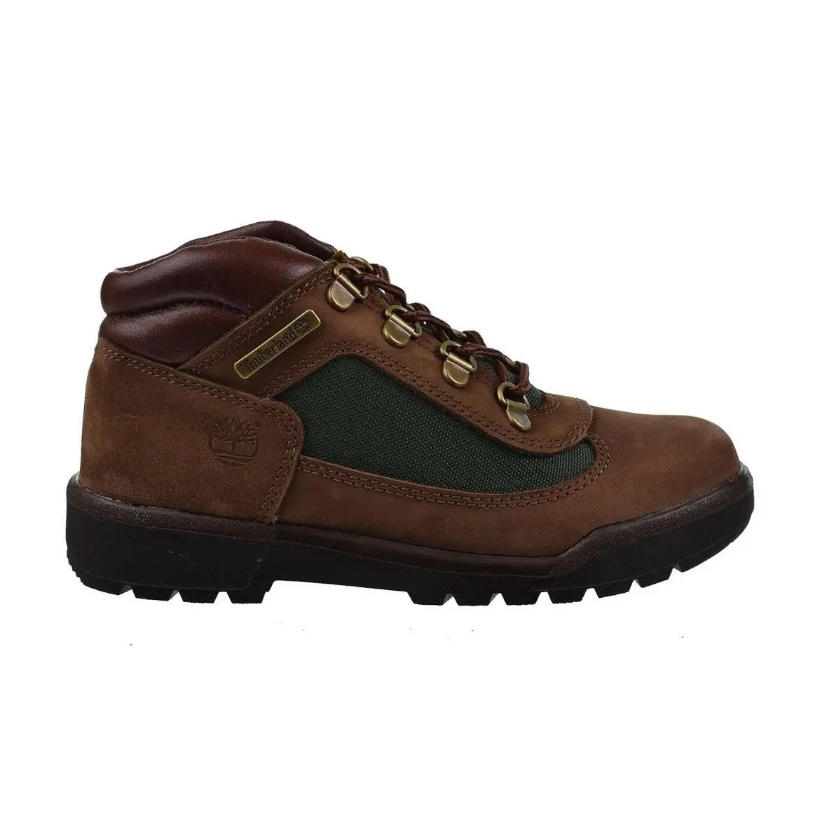 Timberland `beef Broccoli` Kid`s Field Boots Brown-olive 16937 Boys Size 4