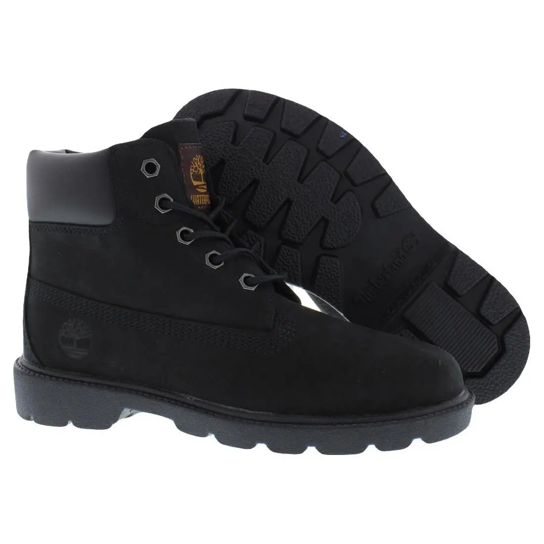 Timberland Classic 6 Inch Waterproof Boot PS Girls Shoes Size 1.5 Color: Black