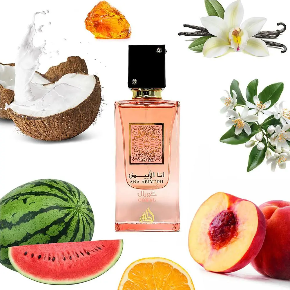 Ana Abiyedh Coral by Lattafa 3.4 fl oz Eau de Parfum For Women