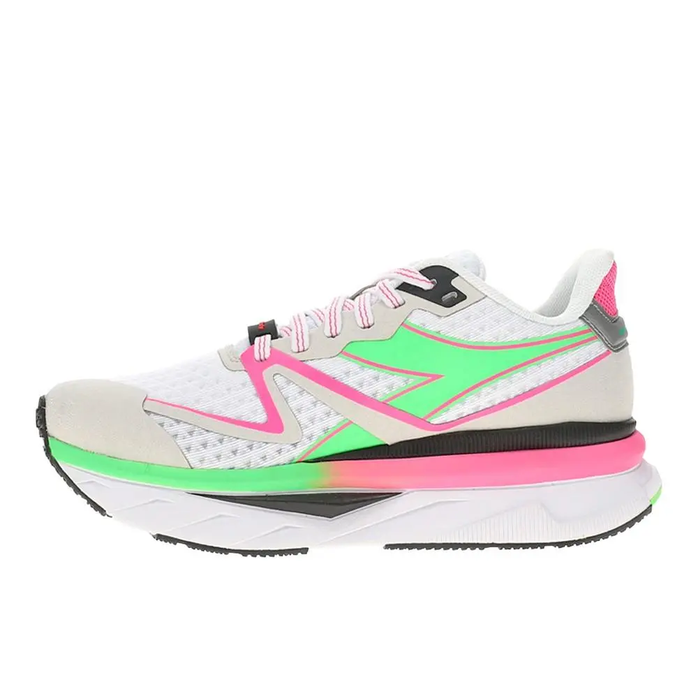 Diadora shoes - diadora Atomo V7000 Running - Atomo Running - 179068-D0250 - Green, Pink, White 1