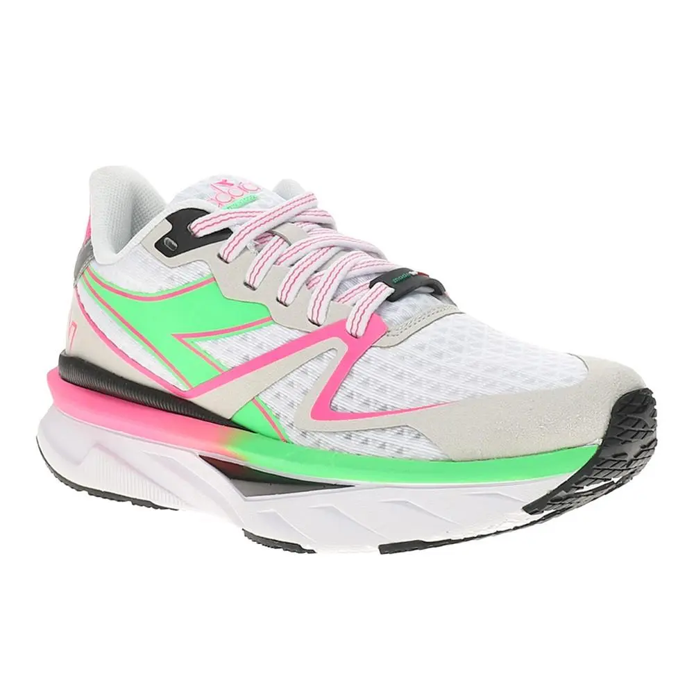 Diadora shoes - diadora Atomo V7000 Running - Atomo Running - 179068-D0250 - Green, Pink, White 5