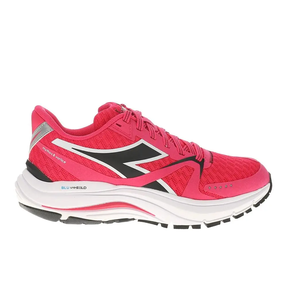 Diadora Mythos Blushield 8 Vortice Running Womens Pink Sneakers Athletic Shoes
