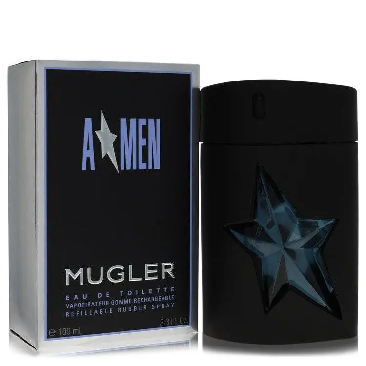 Angel by Thierry Mugler Eau De Toilette Spray Refillable 3.4oz 100ml Men Cologne