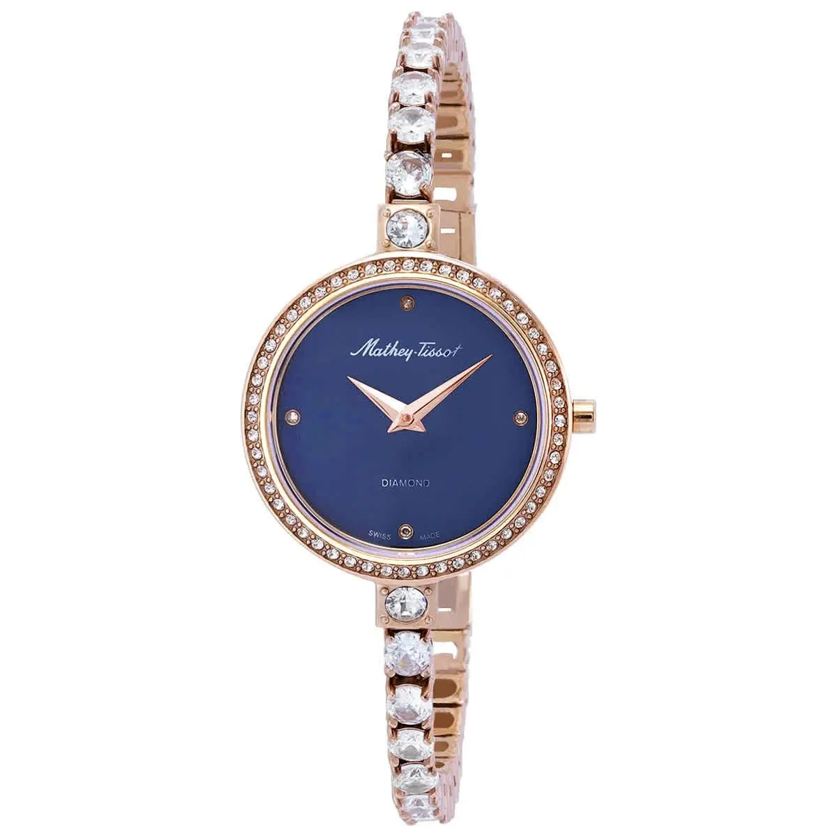 Mathey-tissot D986SPBU Infinity Blue Dial 28 mm Women`s Watch