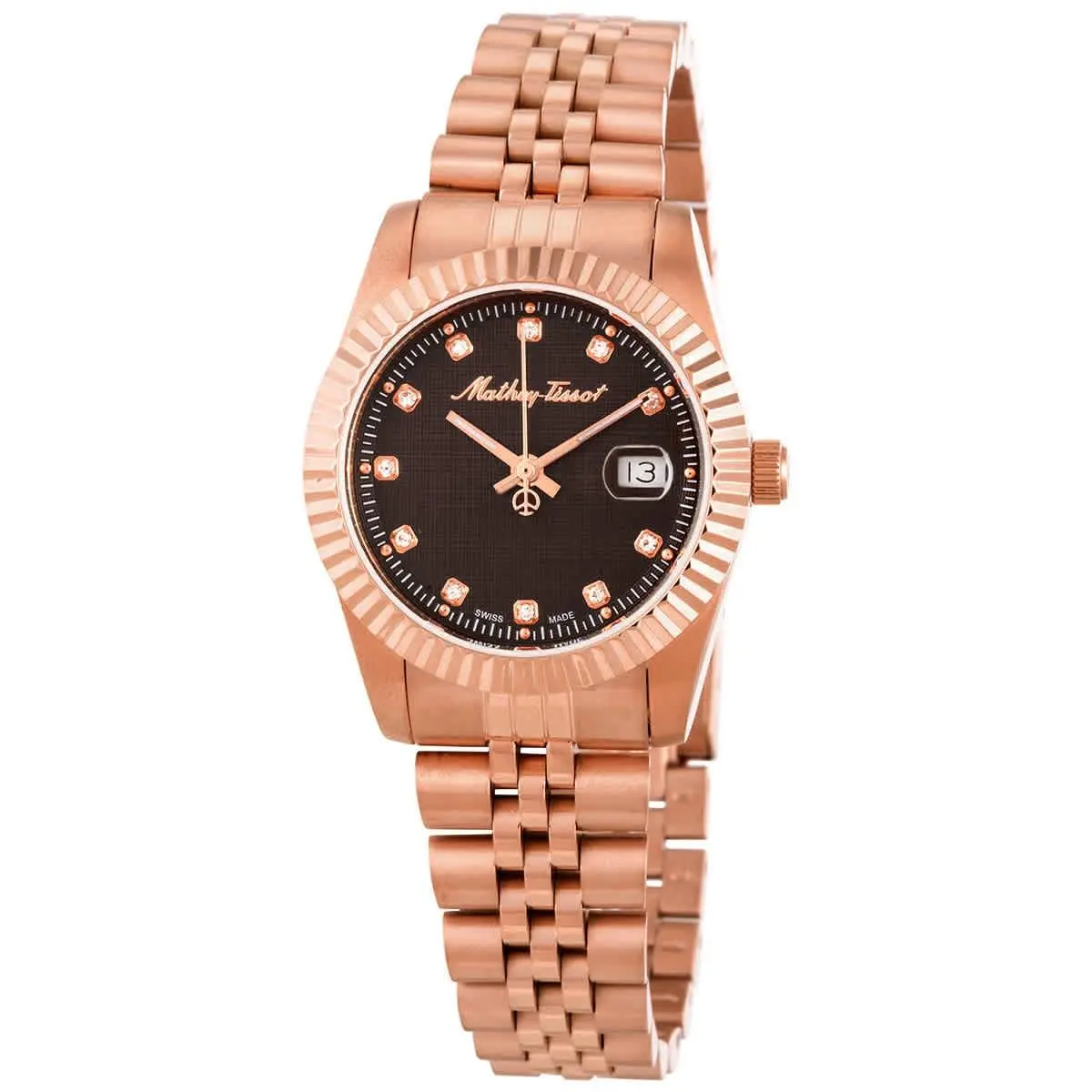 Mathey-tissot D810PRM Mathy Iii Black Dial 32 mm Women`s Watch