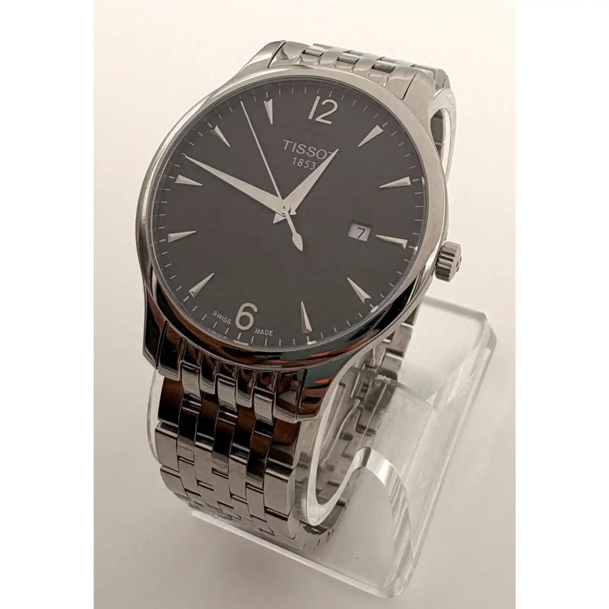 Tissot T063.610.11.067.00 Tradition Anthracite Dial 42mm Quartz Watch