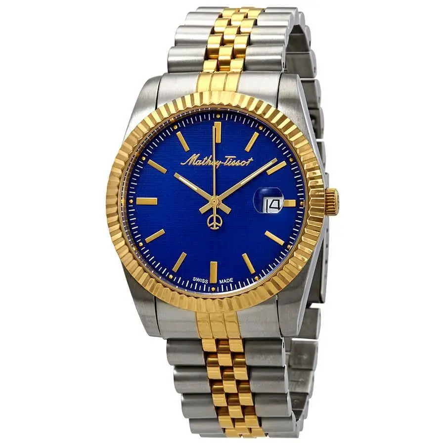 Mathey-tissot H810BBU Mathey Iii Blue Dial 40 mm Men`s Watch
