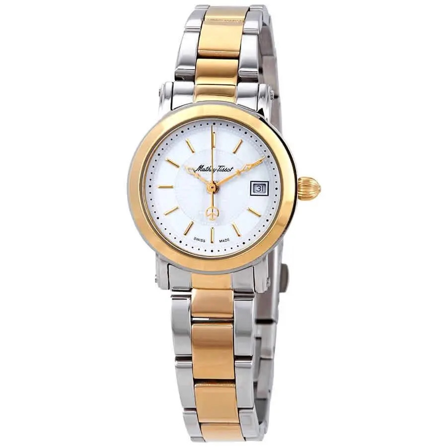 Mathey-tissot D31186MBI City White Dial 28 mm Women`s Watch