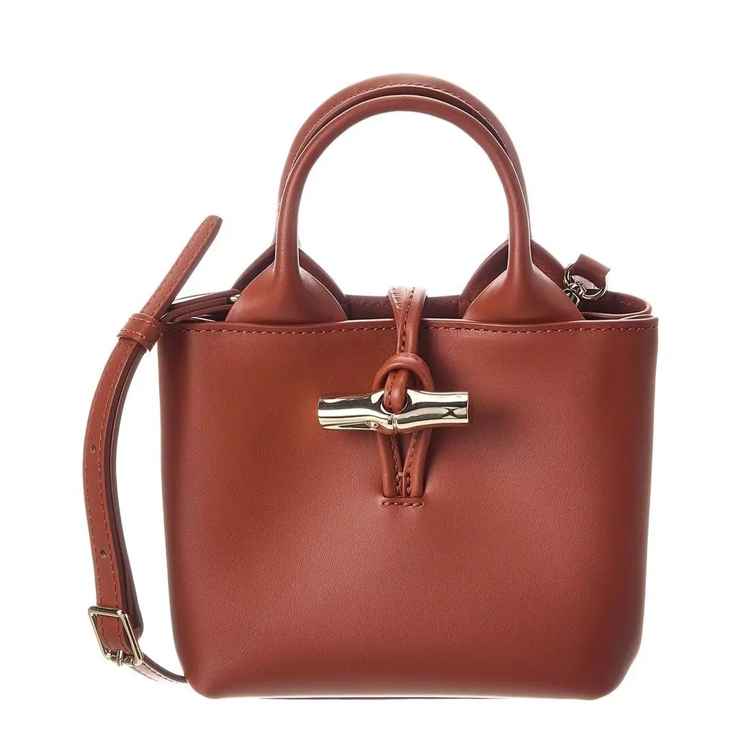 Longchamp Le Roseau Xs Leather Handbag Women`s Brown