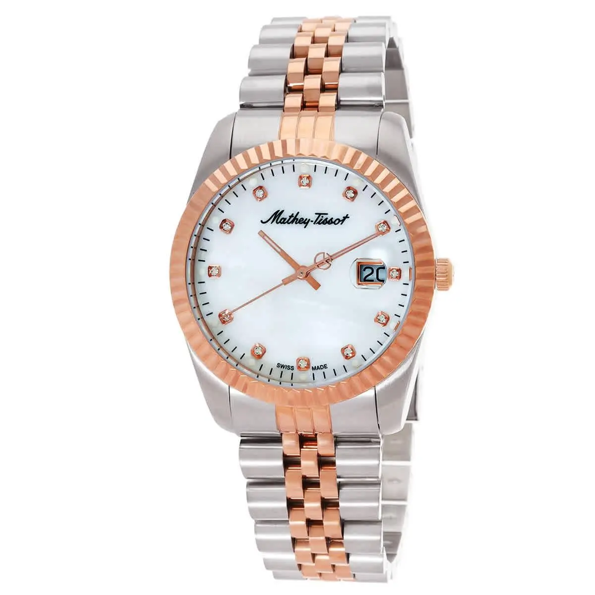 Mathey-tissot H710RA Mathy II White Dial 40 mm Men`s Watch