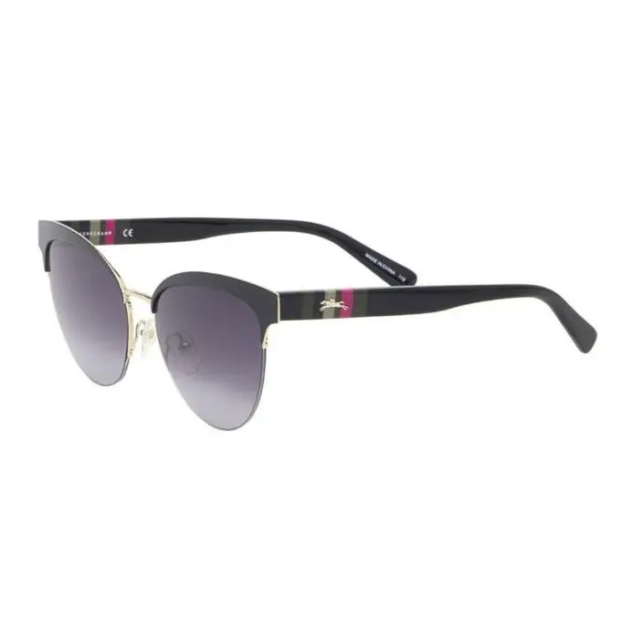 High Fashion Iconic Longchamp Cat Eye Women Sunglasses LO111S 001 Black